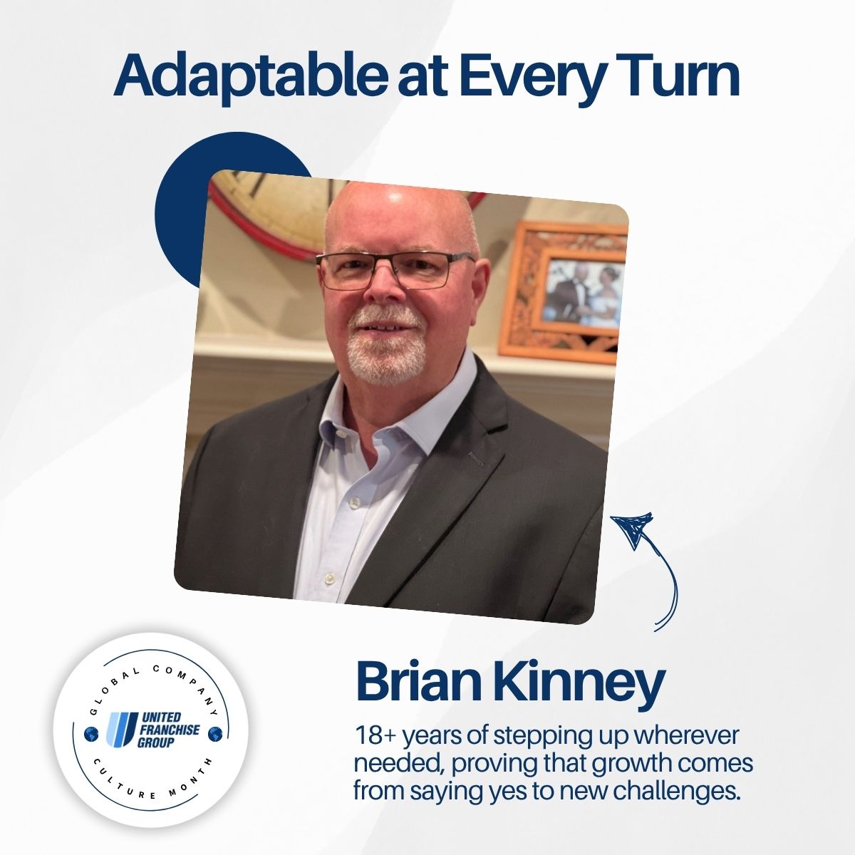 Proven franchise leadership with Brian Kinney, over 18 years of growth, support, and success at United Franchise Group, a leader in franchise opportunities and business development.